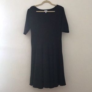 LuLaRoe Nicole solid black 2XL never worn